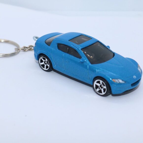 2004 blue Mazda RX-8 custom keychain 1/64 scale - Picture 2 of 4